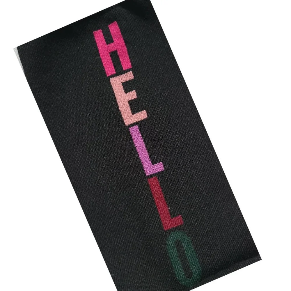 NWT♠️KATE SPADE♠️"Hello" Designer Crew Socks 3 Pairs New York - Picture 12 of 16